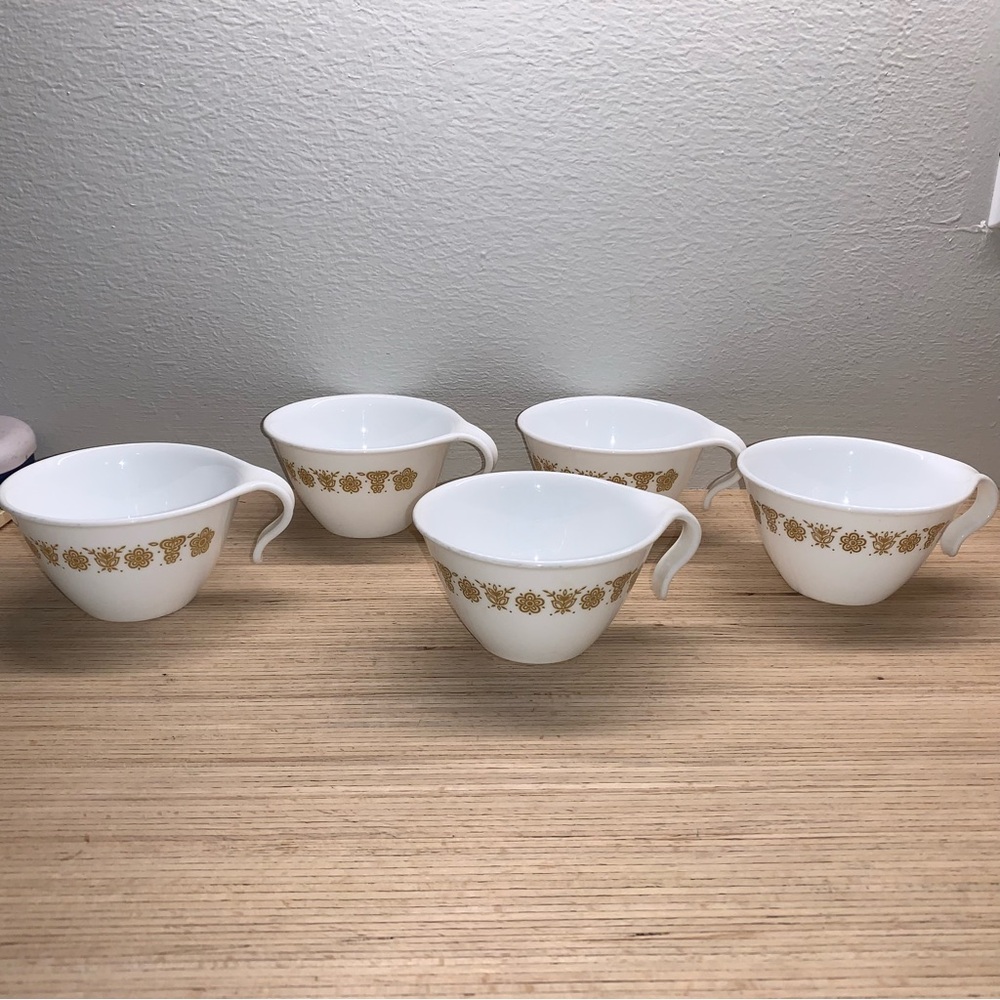 Set of 5 Vintage 🦋 Corelle Butterfly pattern nesting  cups